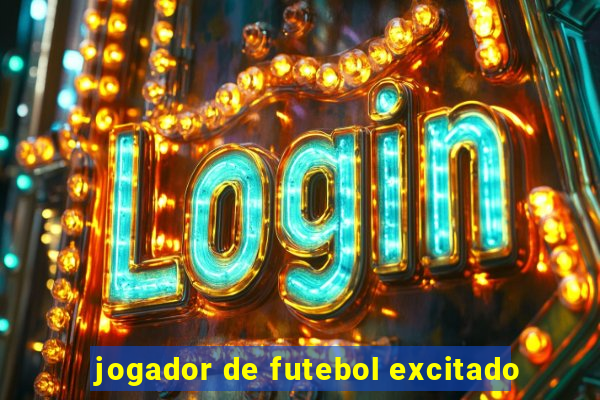 jogador de futebol excitado